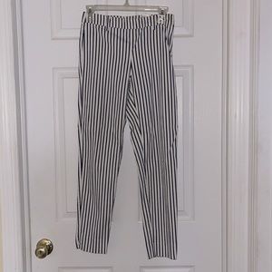 Striped Fitted Dress Pants